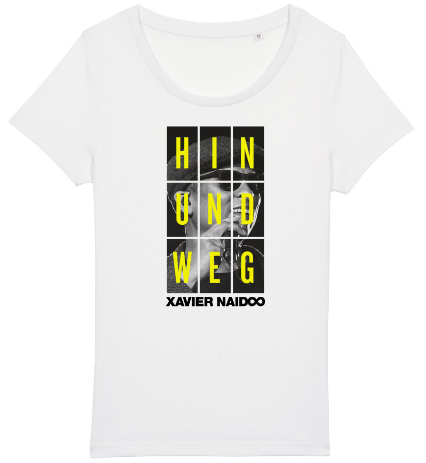 xn_shirt_women_white_hinundwegtour Xavier Naidoo "Hin Und Weg" Shirt Damen