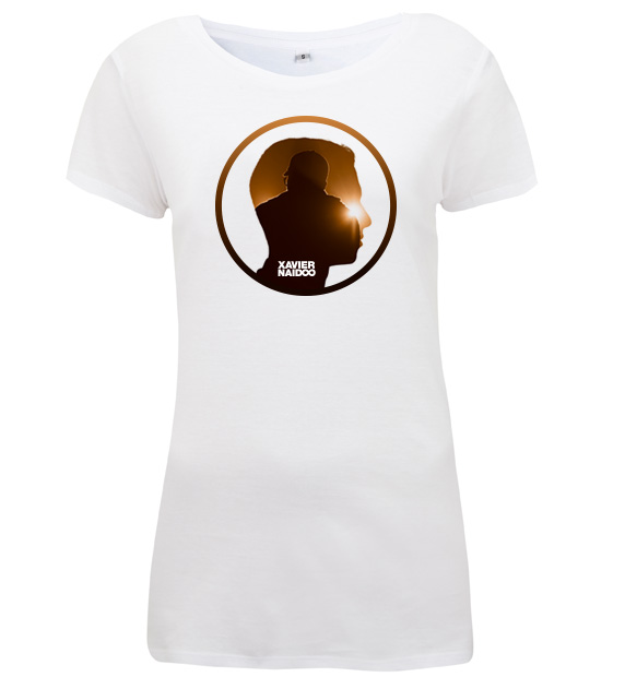 xn_shirt_women_white_silhouette_tour Xavier Naidoo "Silhouette" Shirt Damen